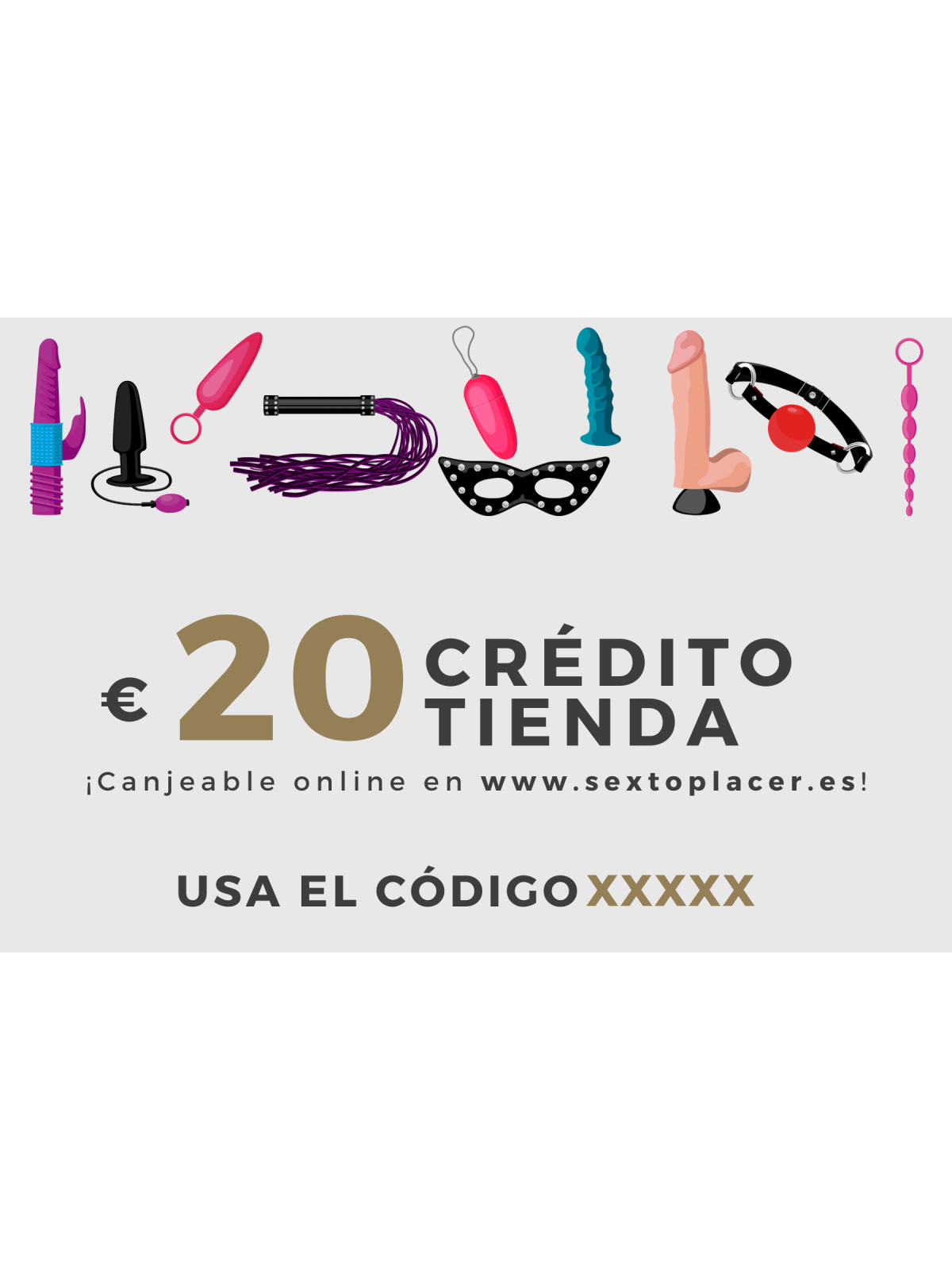 Tarjeta Regalo 20€ Sexto Placer - Comprar Tarjeta regalo Sexto Placer Collection - Tarjetas regalo (1)