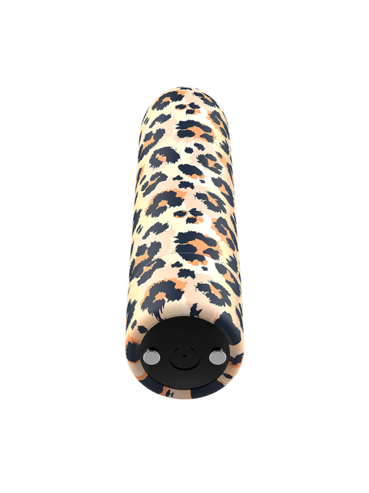 Custom Bullets Bala Recargable Leopard 10 Intensidades - Comprar Bala vibradora Custom Bullets - Balas vibradoras (3)