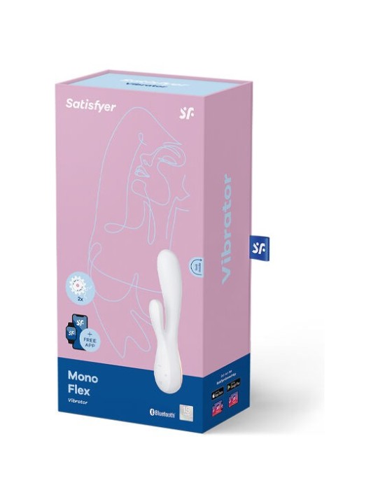 Satisfyer Mono Flex Con App - Comprar Conejito vibrador Satisfyer - Conejito rampante (4)