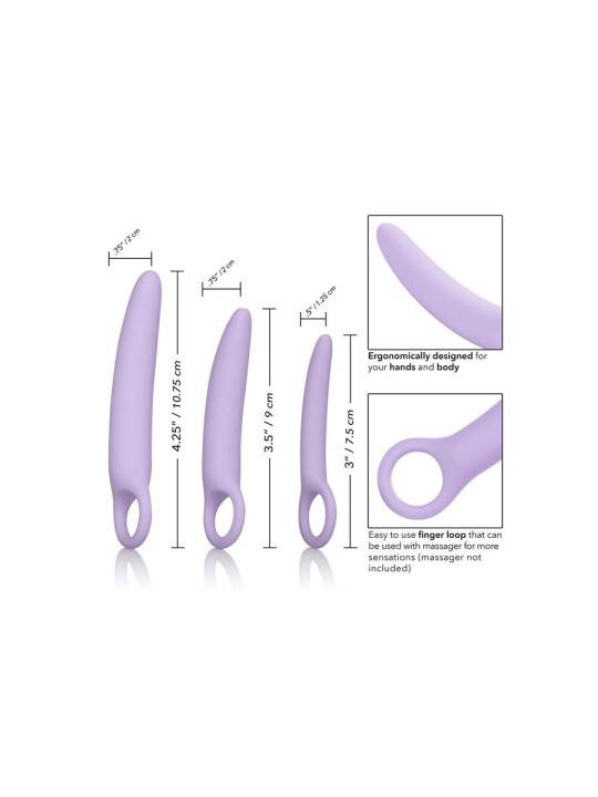 Dr Laura Berman Alena Set De 3 Dilatador Vaginal Silicona - Comprar Dilatador vaginal California Exotics - Dilatadores vaginales