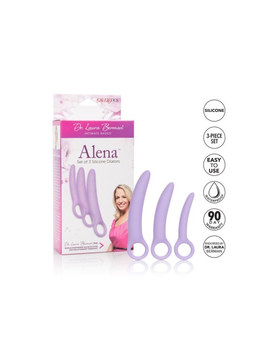 Dr Laura Berman Alena Set De 3 Dilatador Vaginal Silicona - Comprar Dilatador vaginal California Exotics - Dilatadores vaginales