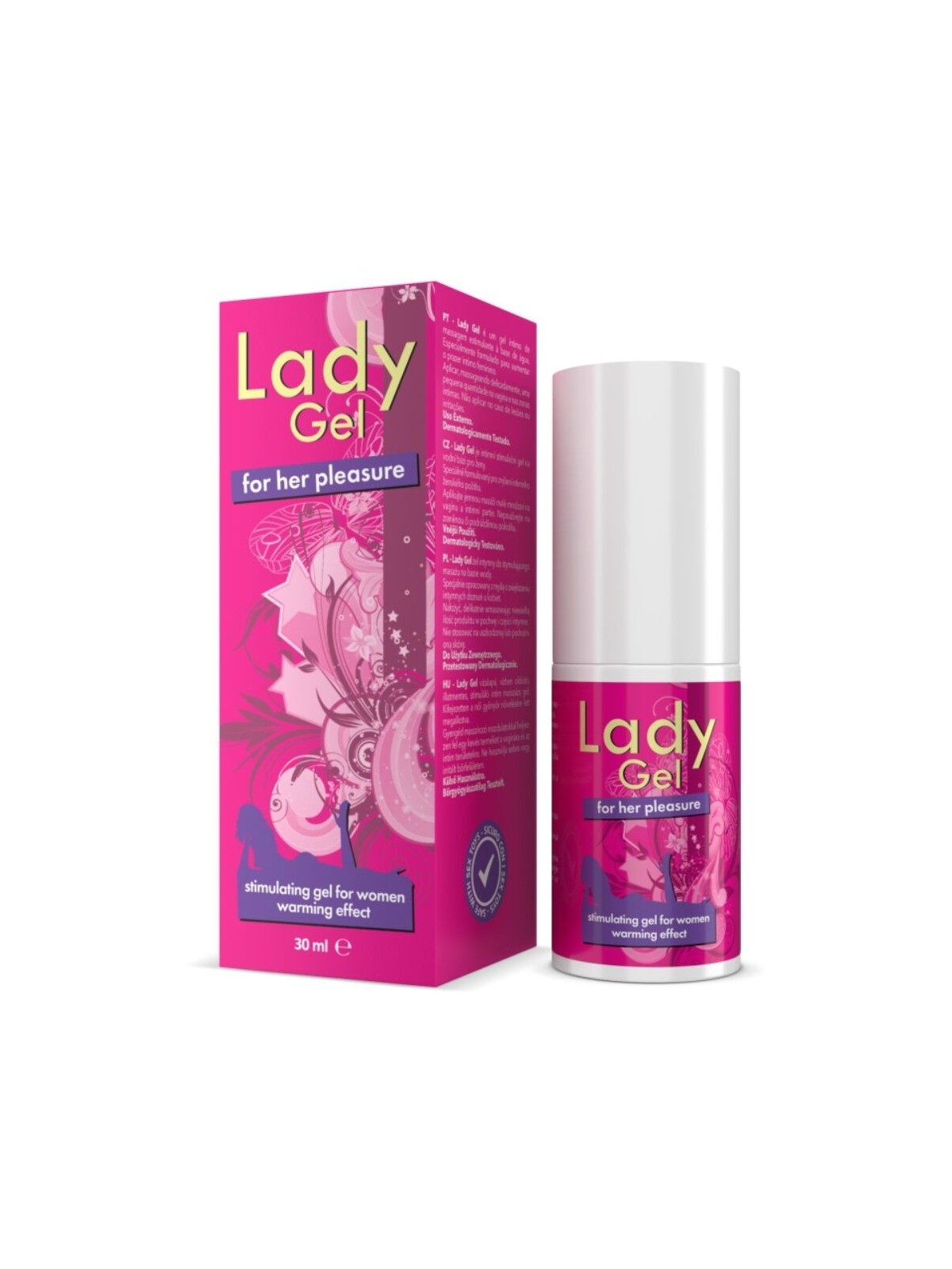 Lady Gel For Ger Pleasure Gel Estimulante Efecto Calor Ella 30 ml - Comprar Gel estimulante mujer Lady Dream - Libido & orgasmo 