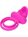 Calex Dual Clit Flicker Enhancer Doble Anillo Vibrador De Silicona Rosa - Comprar Anillo vibrador pene California Exotics - Anil