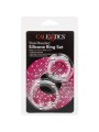 Calex Kit De 2 uds Anillo De Silicona Con Cuentas De Acero - Comprar Anillo silicona pene California Exotics - Anillos de silico