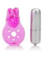 Calex Micro Vibe Arouser Bunny Anillo Vibrador Rosa - Comprar Anillo vibrador pene California Exotics - Anillos vibradores pene 