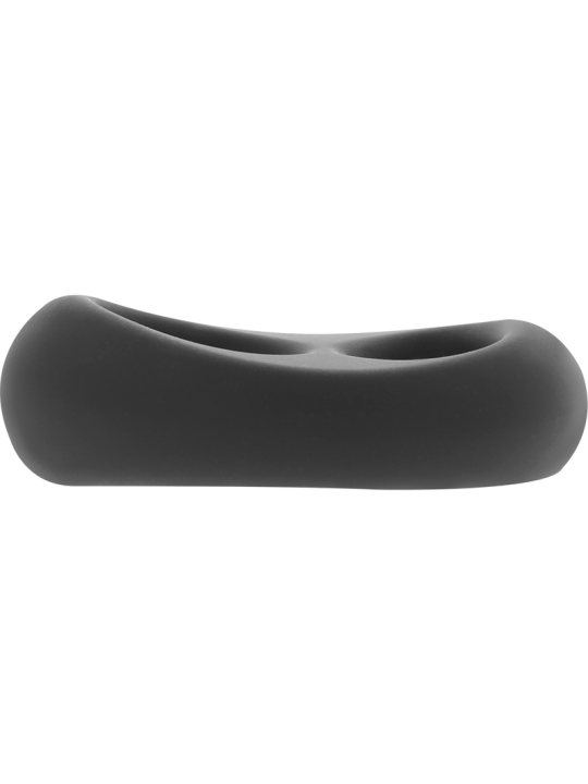 Powering Super Flexible & Resistente Anillo Pene & Testículos Pr13 Negro - Comprar Anillo silicona pene Powering - Anillos de si