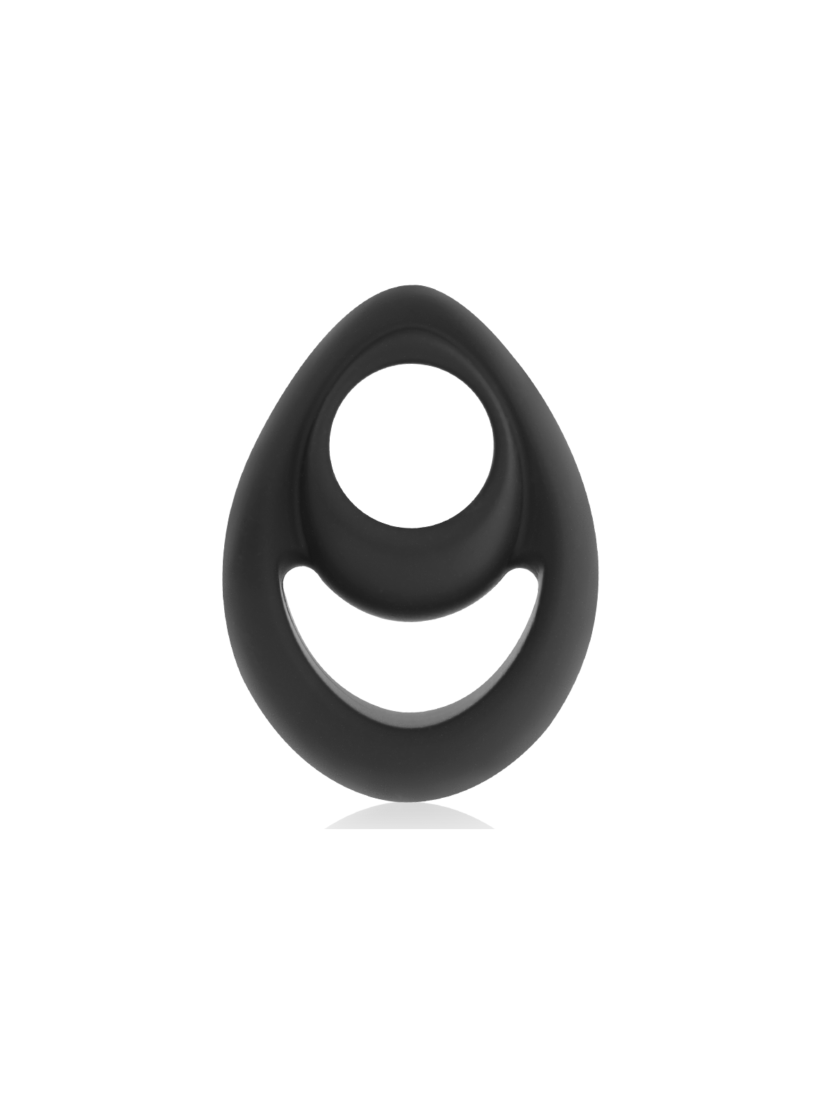 Powering Super Flexible & Resistente Anillo Pene & Testículos Pr14 Negro - Comprar Anillo silicona pene Powering - Anillos de si