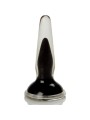 Calex Crystal Cote Plug Negro - Comprar Plug anal California Exotics - Plugs anales (1)