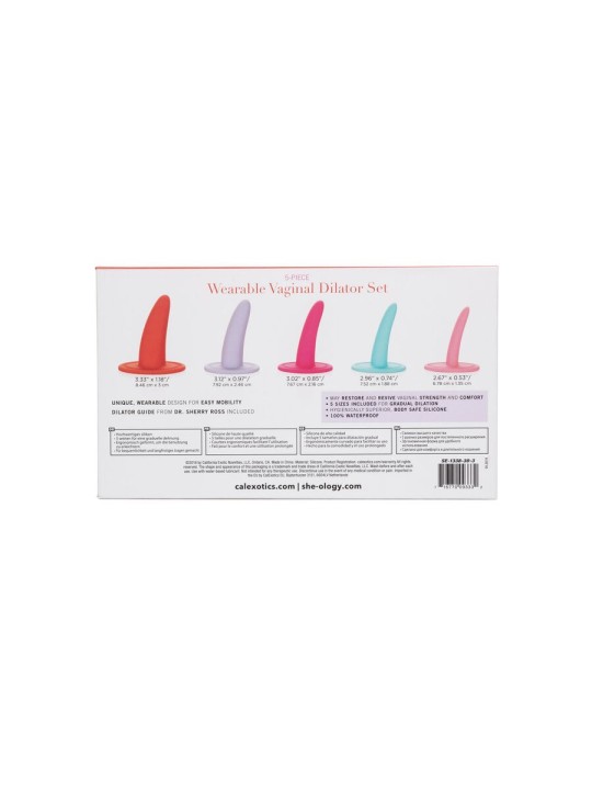 Calex Kit 5Pc Dilatadores Vaginales O Anales Multicolor - Comprar Dilatador vaginal California Exotics - Packs eróticos (6)