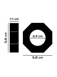 Powering Super Flexible & Resistente Anillo Pene 5 cm PR10 - Comprar Anillo silicona pene Powering - Anillos de silicona pene (4