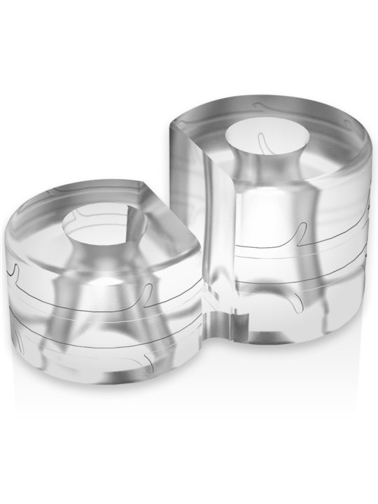 Powering Super Flexible & Resistente Anillo Pene Doble Pr09 - Comprar Anillo silicona pene Powering - Anillos de silicona pene (