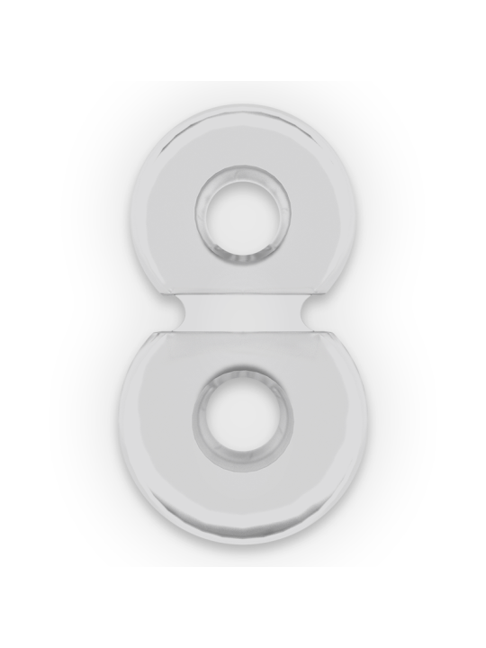 Powering Super Flexible & Resistente Anillo Pene Doble Pr09 - Comprar Anillo silicona pene Powering - Anillos de silicona pene (