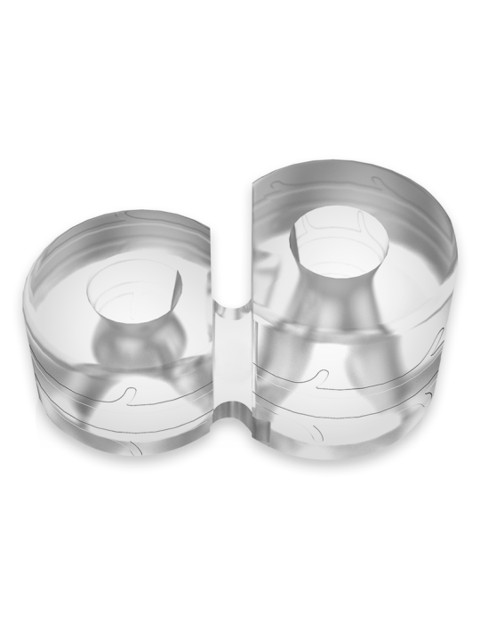 Powering Super Flexible & Resistente Anillo Pene Doble Pr09 - Comprar Anillo silicona pene Powering - Anillos de silicona pene (