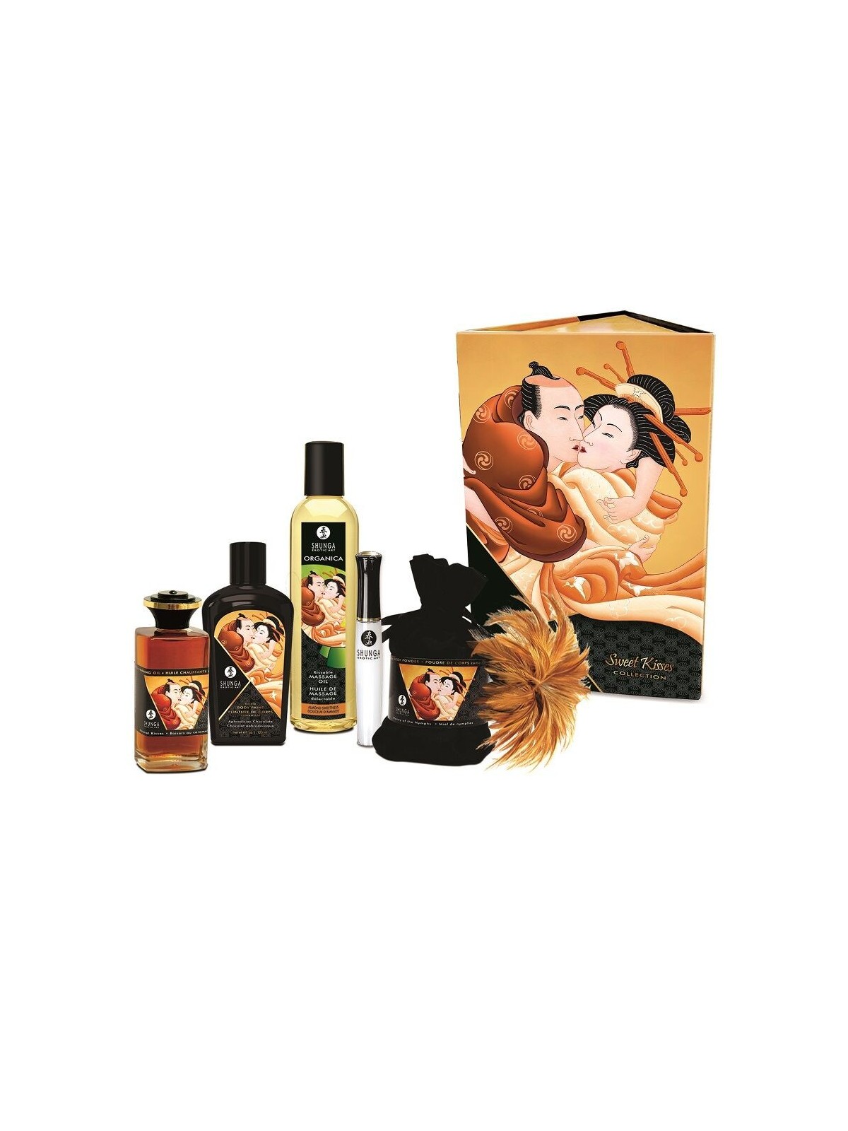 Kit Shunga Dulces Besos Collection - Comprar Kit masaje erótico Shunga - Kits de masaje erótico (1)