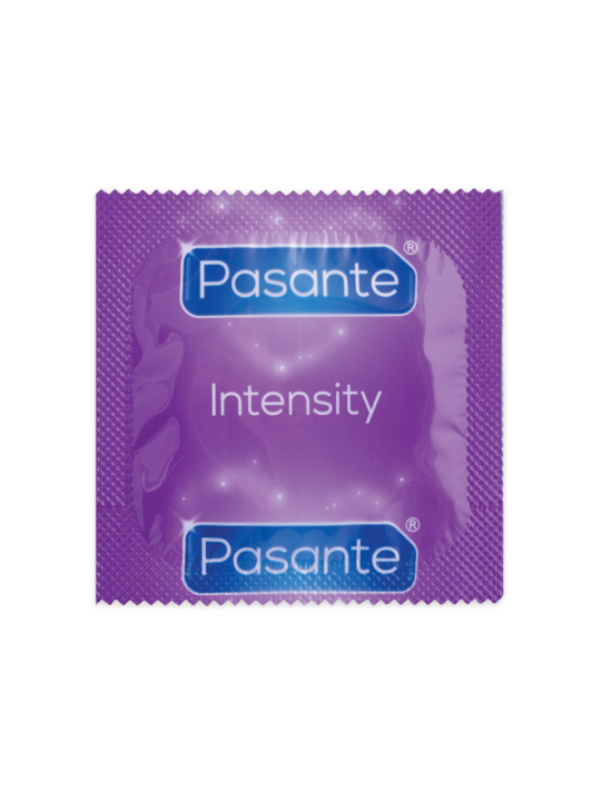 Pasante Puntos & Estrías Intensity - Comprar Condones textura Pasante - Preservativos texturizados (2)