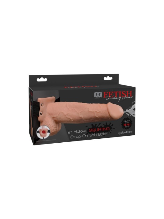 Fetish Fantasy 9 Arnés Con Pene Realístico Eyaculador 22,9 cm - Comprar Arnés dildo sexual Fetish Fantasy - Arneses sexuales (5)