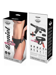 Harness Attraction Arnés Daniel Con Vibración & Rotación 16 X 3.3 cm - Comprar Arnés dildo sexual Harness Attraction - Arneses s