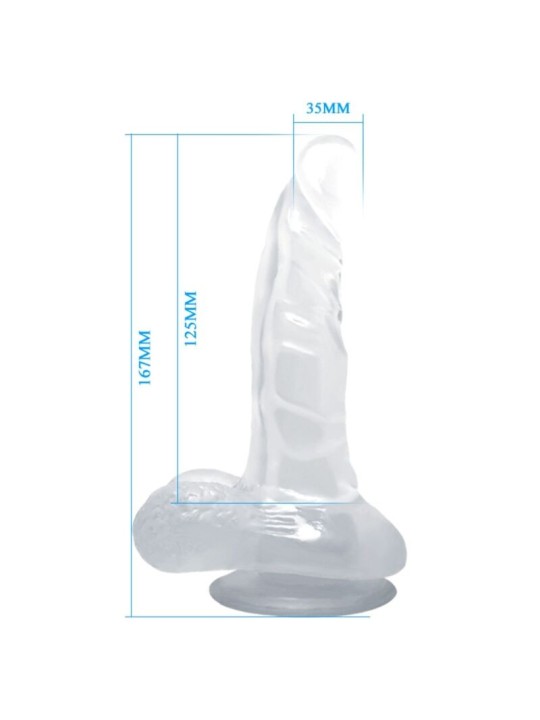 Baile Dildos Realístico Con Ventosa & Testículos - Comprar Dildo realista Baile - Dildos sin vibración (6)