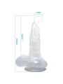 Baile Dildos Realístico Con Ventosa & Testículos - Comprar Dildo realista Baile - Dildos sin vibración (6)