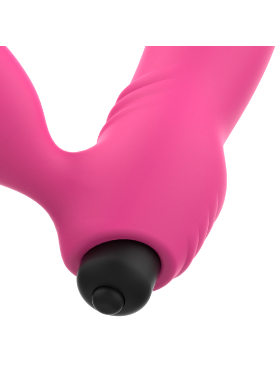 Ohmama Bix Vibrador Doble Estimulación Xmas Edition Rosa - Comprar Conejito vibrador Ohmama - Conejito rampante (5)