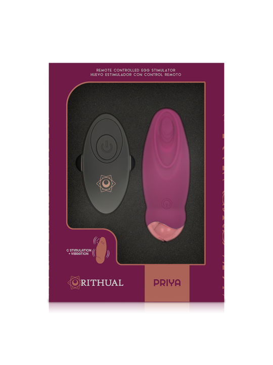 Rithual Priya Huevo Control Remoto G-Spot + Vibración - Comprar Huevo vibrador Rithual - Huevos vibradores (4)