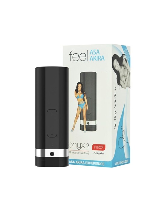 Kiiroo Onyx+ Teledildonic Masturbador Asa Akira Experience - Comprar Masturbador automático Kiiroo - Masturbadores automáticos (