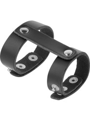 Darkness Anillo Pene & Testículos Ajustable Leather - Comprar Castidad masculina Darkness - Castidad masculina (1)