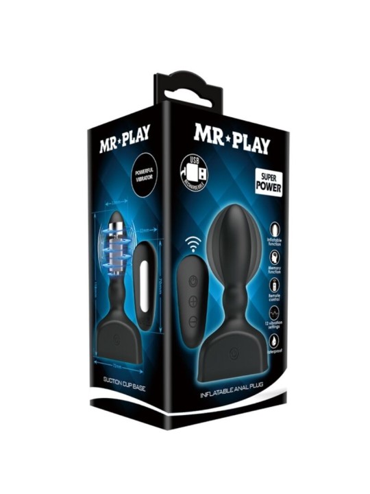 Pretty Love Mr Play Plug Anal Hinchable 12.1 cm - Comprar Plug anal Pretty Love - Plugs anales (5)