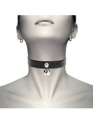 Coquette Collar Cuero Vegano Accesorio Woman Cascabel - Comprar Collar BDSM Coquette - Collares BDSM (1)