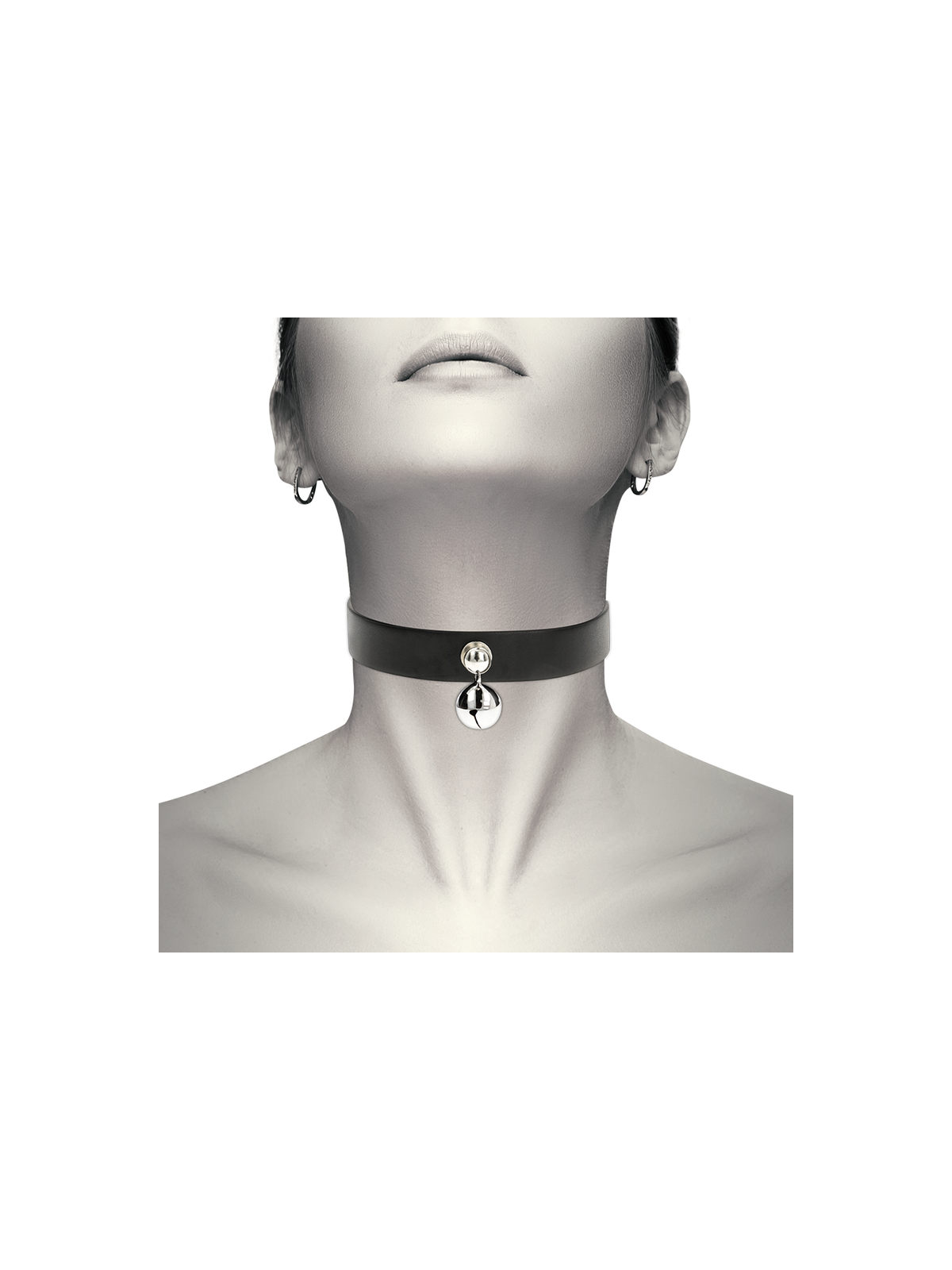 Coquette Collar Cuero Vegano Accesorio Woman Cascabel - Comprar Collar BDSM Coquette - Collares BDSM (1)