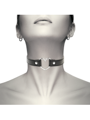 Coquette Collar Cuero Vegano Accesorio Woman Corazón - Comprar Collar BDSM Coquette - Collares BDSM (1)