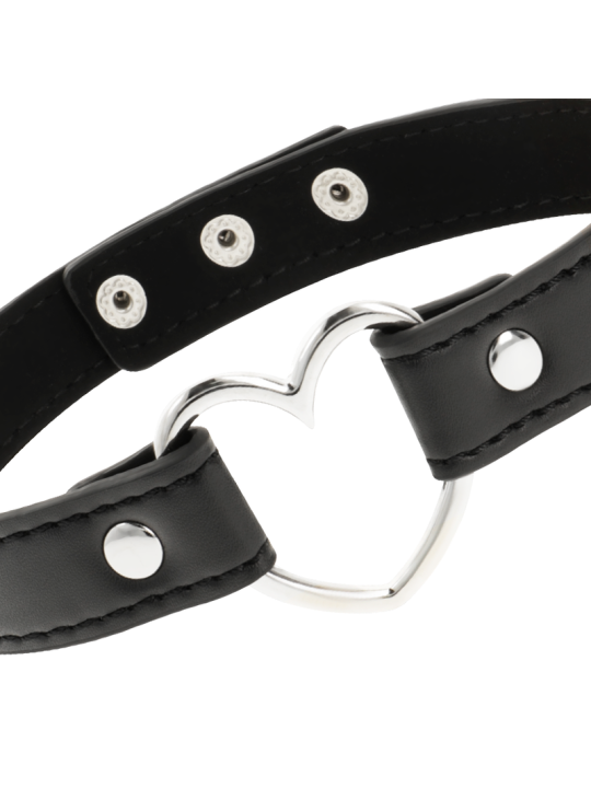 Coquette Collar Cuero Vegano Accesorio Woman Corazón - Comprar Collar BDSM Coquette - Collares BDSM (3)