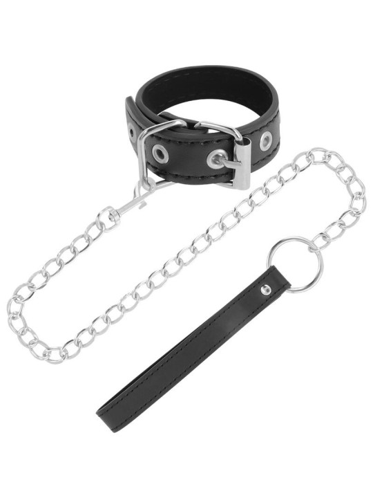 Darkness Anilla Pene Con Correa - Comprar Collar BDSM Darkness - Collares BDSM (1)