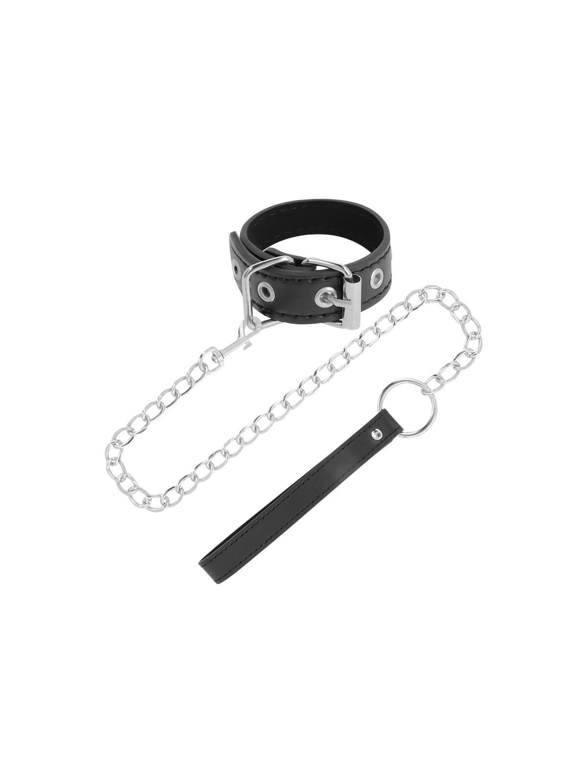 Darkness Anilla Pene Con Correa - Comprar Collar BDSM Darkness - Collares BDSM (1)