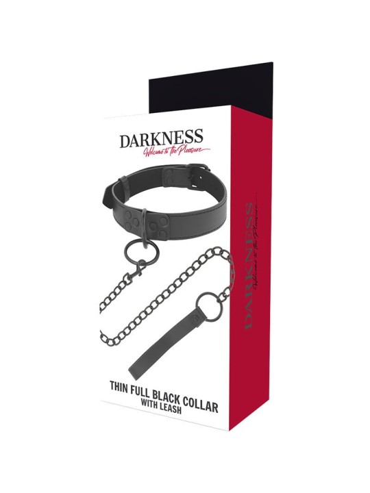 Darkness Collar Con Cadena Negro - Comprar Collar BDSM Darkness - Collares BDSM (4)