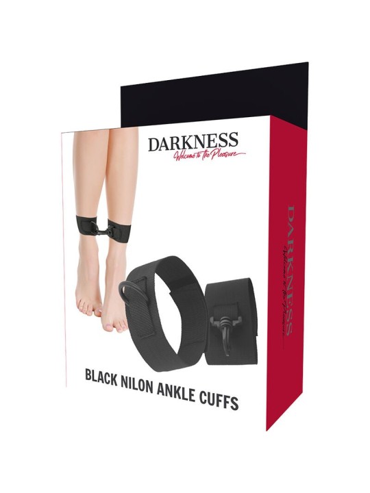 Darkness Esposas Para Tobillos Nylon Negro - Comprar Esposas sexuales Darkness - Esposas eróticas (4)