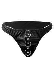 Darkness Tanga De Sumisión Con Cadena Metal - Comprar Accesorio BDSM Darkness - Accesorios BDSM (4)