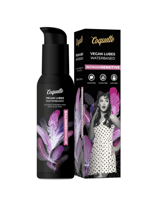 Coquette Premium Experience Lubricante Vegano Womansensitive 100 ml - Comprar Lubricante vegano Coquette - Lubricantes base agua