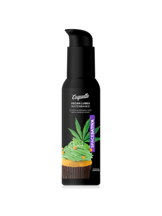 Coquette Premium Experience Lubricante Calor Space Sativa 100 ml - Comprar Gel aceite cannabis Coquette - Lubricantes veganos (1