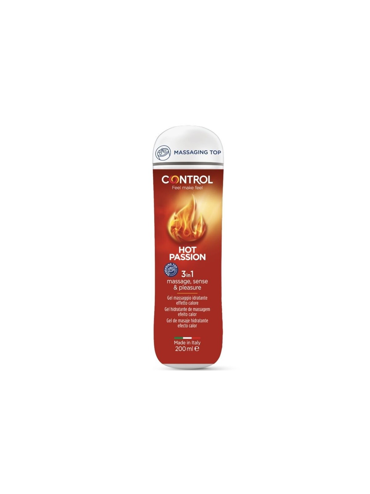 Control Gel 3 En 1 Hot Passion 200 ml - Comprar Gel efecto calor Control - Lubricantes efecto calor (1)