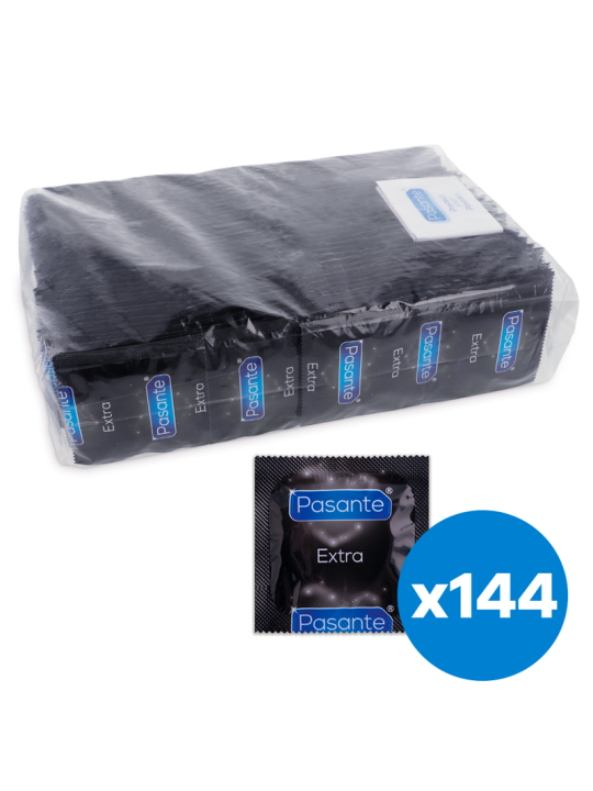 Pasante Extra Preservativo Extra Gruesos 144 Unidades - Comprar Condones naturales Pasante - Preservativos naturales (1)