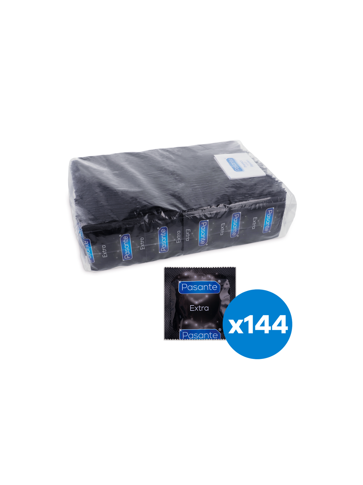 Pasante Extra Preservativo Extra Gruesos 144 Unidades - Comprar Condones naturales Pasante - Preservativos naturales (1)