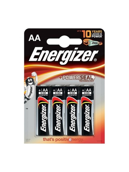 Energizer Alkaline Power Pila Alcalina Aa Lr6 Blister*4 - Comprar Pilas y baterías Energizer - Pilas & baterías (1)