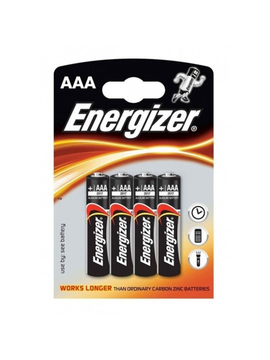 Energizer Alkaline Power Pila Alcalina Aaa Lr03 Blister*4 - Comprar Pilas y baterías Energizer - Pilas & baterías (1)