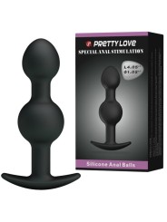 Pretty Love Bolas Anales Silicona Negro - Comprar Plug anal Pretty Love - Plugs anales (4)