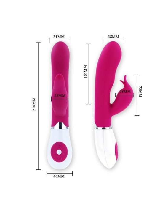 Pretty Love Flirtation Vibrador con Estimulador Félix - Comprar Conejito vibrador Pretty Love - Conejito rampante (3)