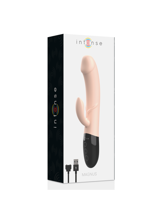 Intense Magnus Vibrador Recargable Dual Natural - Comprar Conejito vibrador Intense Toys - Conejito rampante (4)