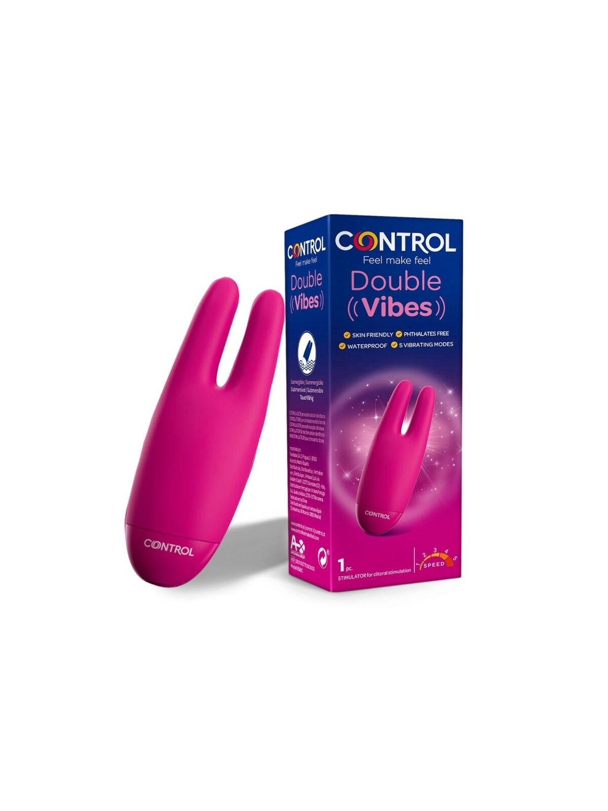 Control Double Vibes Estimulador - Comprar Estimulador clítoris Control - Estimuladores de clítoris (1)