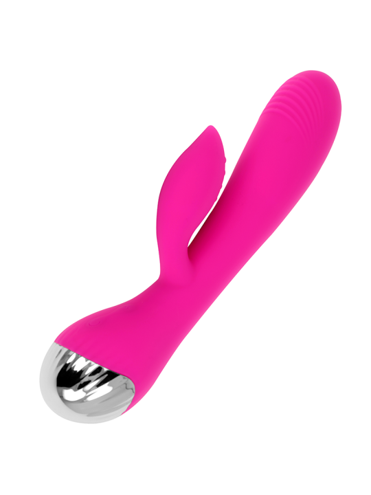 Ohmama Vibrador Recargable Con Rabbit 10 Modos De Vibración 19 cm - Comprar Conejito vibrador Ohmama - Conejito rampante (2)