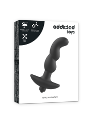 Addicted Toys Masajeador Anal Con Vibración Negro - Comprar Plug anal Addicted Toys - Plugs anales (4)